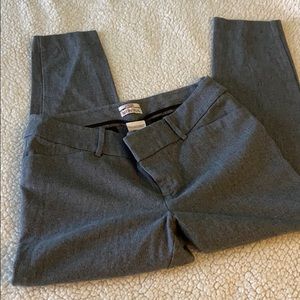 Heather grey ankle pants